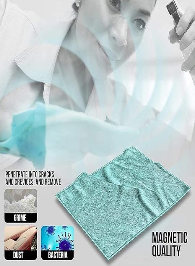 iCooker 12 Pack Microfiber Cloths Cleaning Supplies [Get Lint-Free Polished Results] Micro Fiber Cleaning Towels, Chemical Free Kitchen Towel, Clean Windows & Cars - Image 3